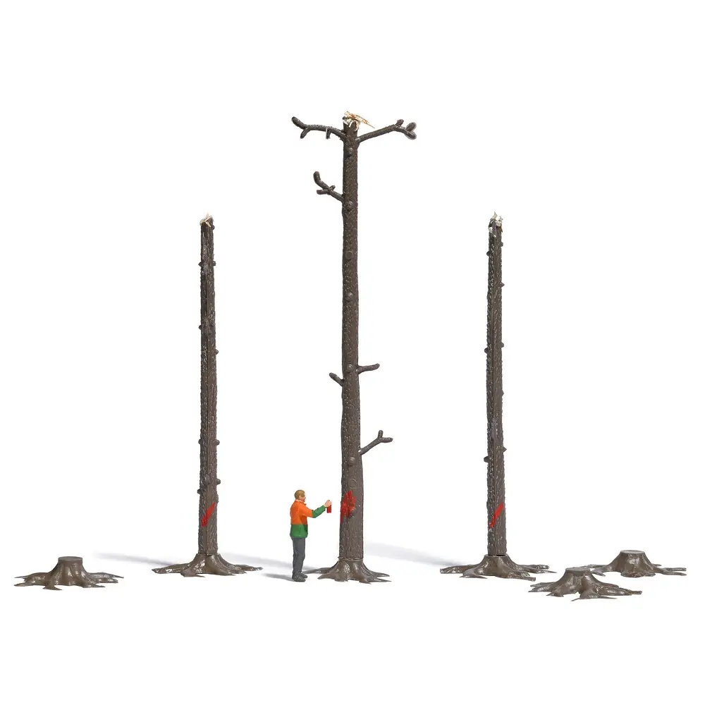 Scénette "Balisage forestier" - Busch 79880 - HO 1/87