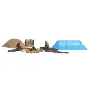 Scénette "Camping sauvage" - Busch 79823 - HO 1/87