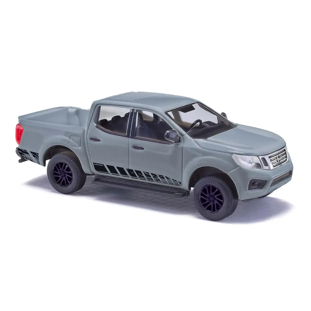 Nissan Navara N-Guard - Gris - BUSCH 53711 - HO : 1/87