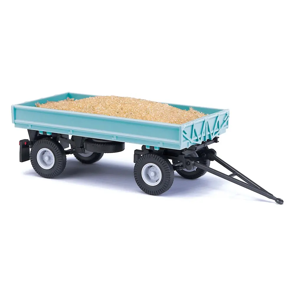 Remorque HW 60 avec Chargement de Sable - Busch 53016 - HO 1/87