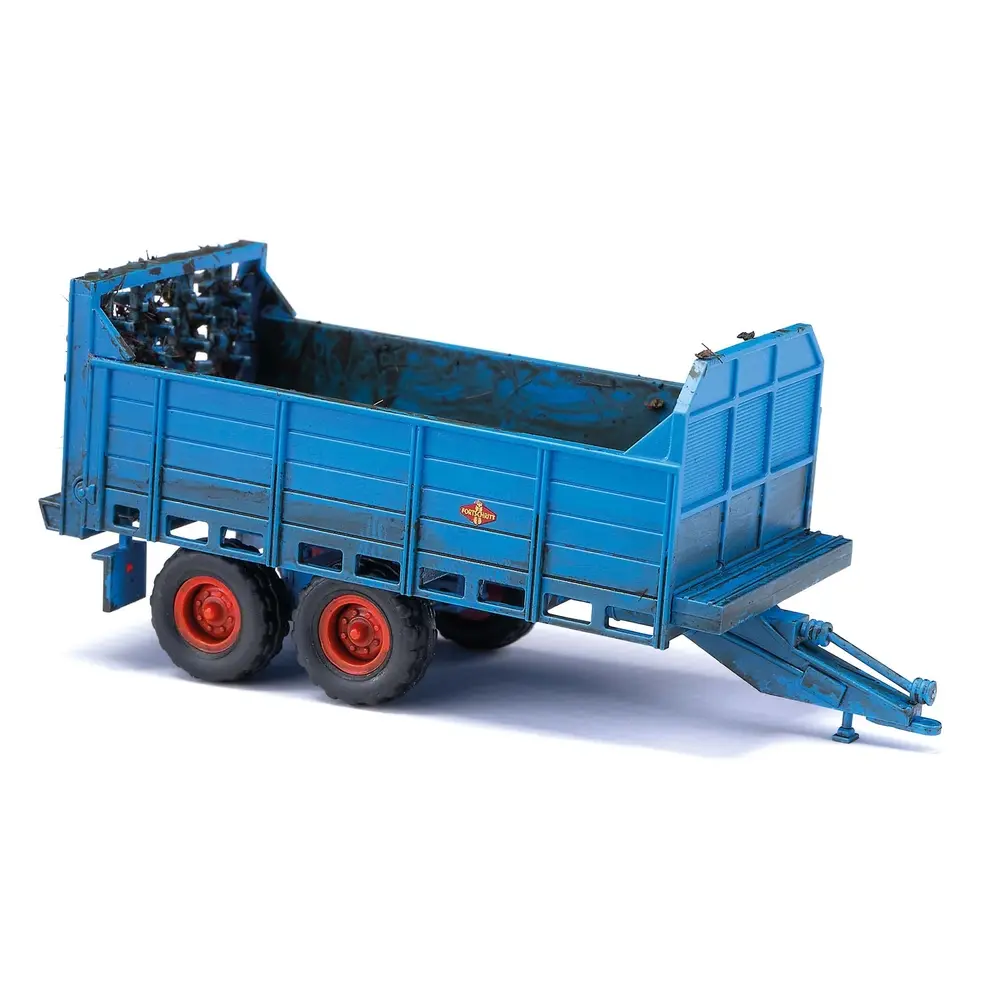 Remorque Progress T 088 chargeant du fumier - Busch 53805 - HO 1/87