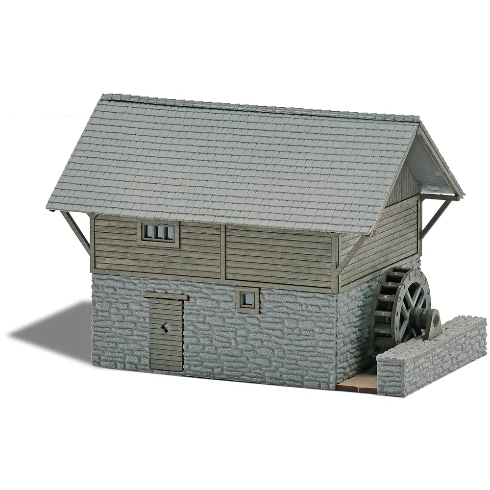 Moulin à eau - Busch 1958 - HO 1/87 - 123 x 80 x 84 mm