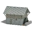Moulin à eau - Busch 1958 - HO 1/87 - 123 x 80 x 84 mm