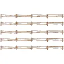 Clôture de paddock - Busch 1042 - HO 1/87 - 1000 mm de longueur