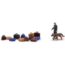 Police des transports avec berger allemand - Coffret d'action scénette - Busch 79872 - HO 1/87