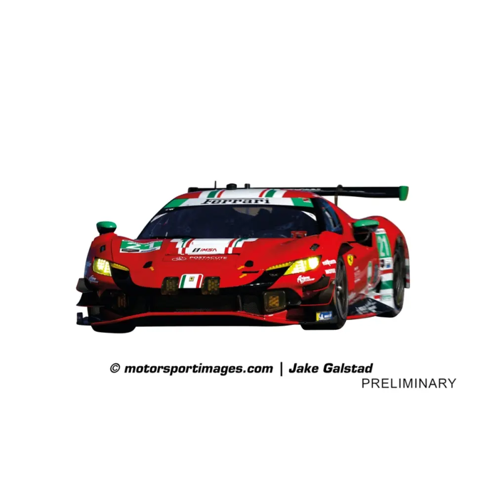 Ferrari 296 GT3 "AF Corse, No.21" - Carrera GO!!! 64242 - 0 1/43 - Analogique