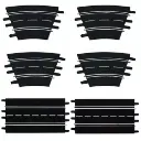 Coffret de 6 voies - Kit d'Extension 2 - Carrera 26955 - 1/24