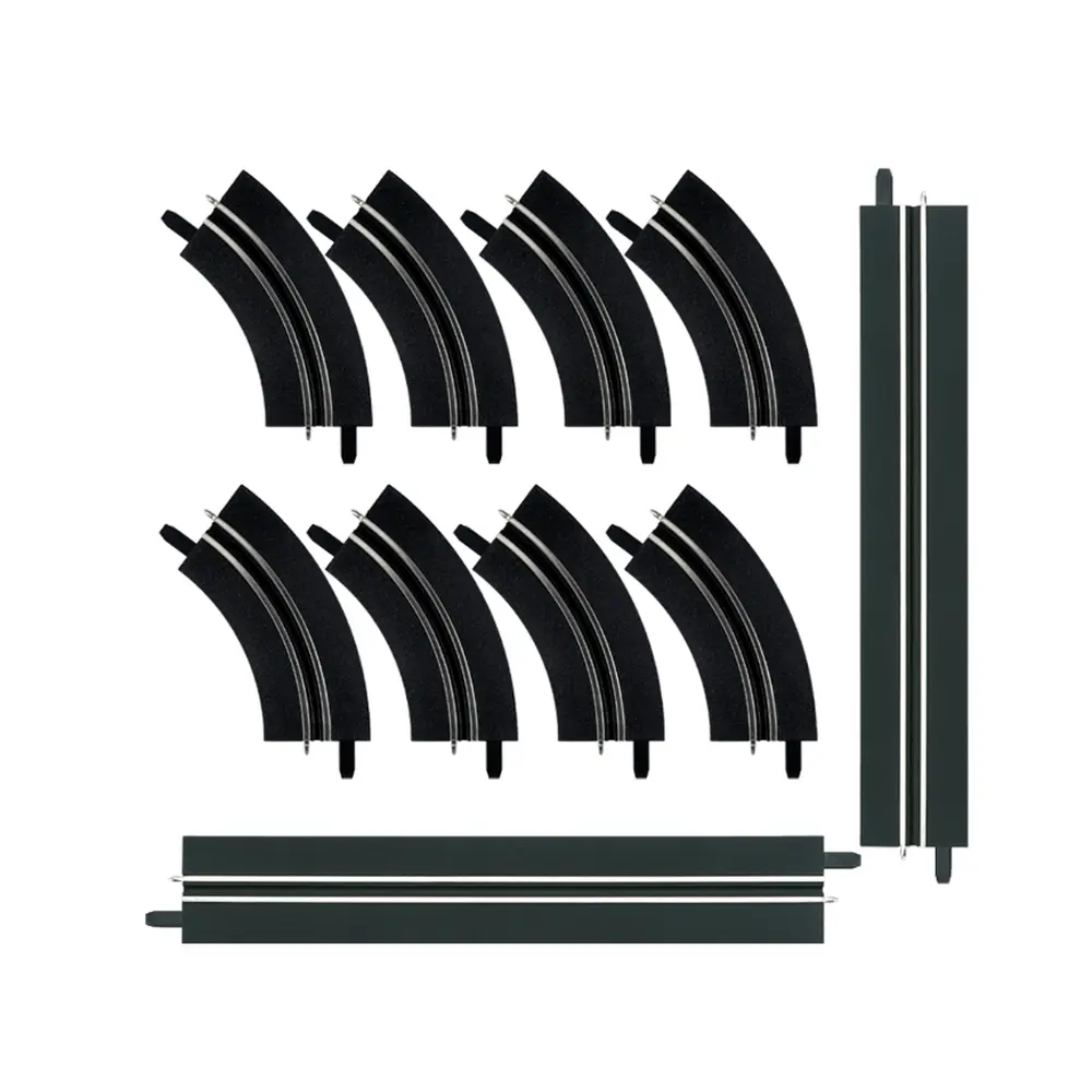 Kit d'extension voie simple droite / courbe - Carrera 61657 - 1/43