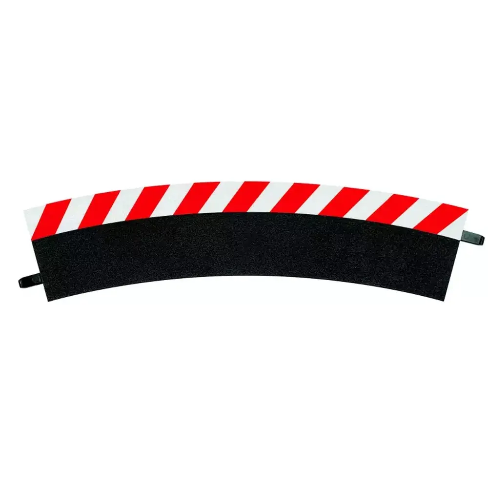 6 Bordures extérieures courbe 3/30° - Carrera 20563 - 1/24