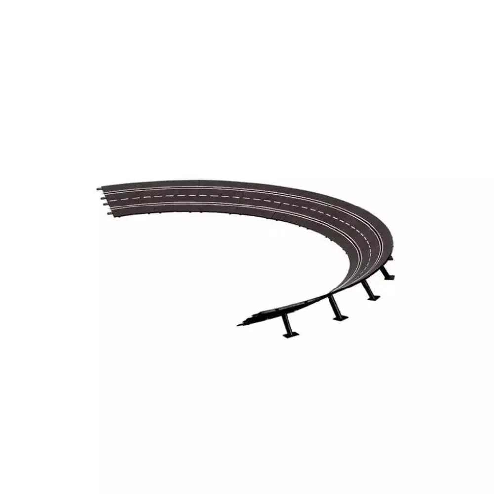 12 Voies courbées relevées 4/15° - Carrera 20579 - 1/24