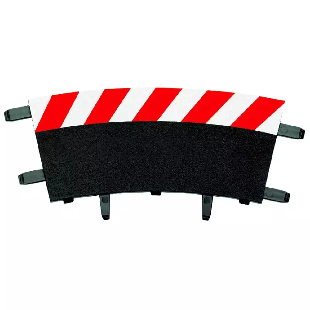 6 Bordures extérieures courbe relevé 1/30° - Carrera 20564 - 1/24