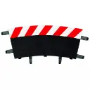 6 Bordures extérieures courbe relevé 1/30° - Carrera 20564 - 1/24