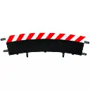 6 Bordures extérieures courbe relevé 3/30° - Carrera 20566 - 1/24