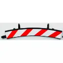 6 Accotements intérieurs pour virage relevé 3/30° - Carrera 20595 - 1/24