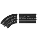 Changement de voie courbe gauche, intérieur vers extérieur - Carrera Digital 30363 - 1/24