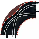 2 Virages avec croisements 1/90° - Carrera GO!!! 61655 - 0 1/43