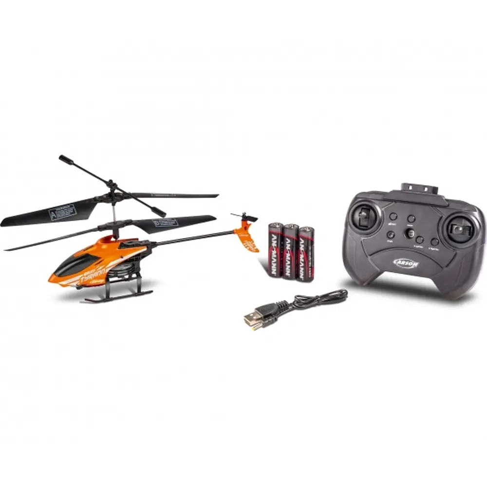Hélicoptère Nano Tyrann 230 GYRO IR 2CH - 100% RTF - Carson 500507155 - Échelle universelle