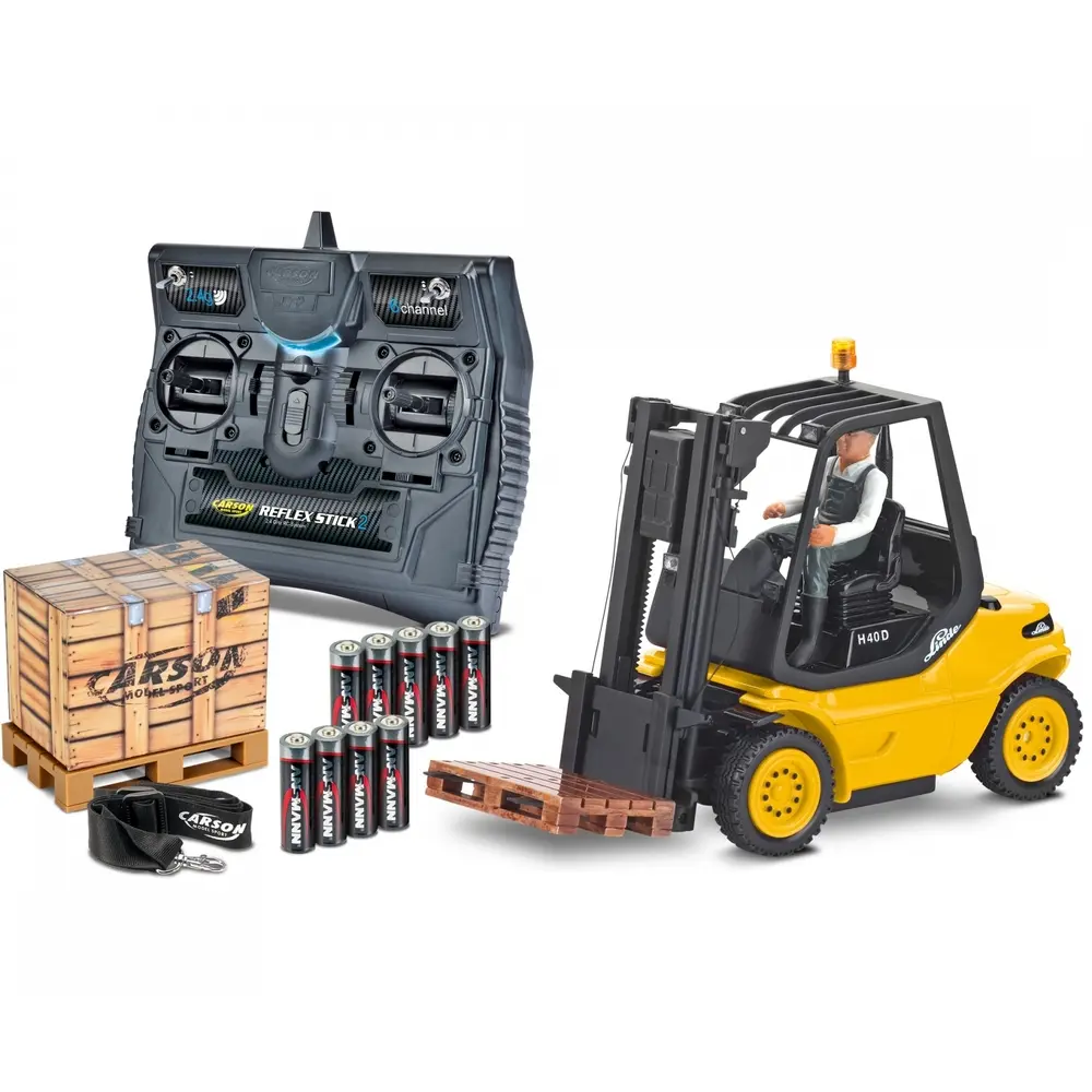 Chariot Elévateur Linde - 2.4G 100% RTR - LED - Carson 500907673 - 1/14
