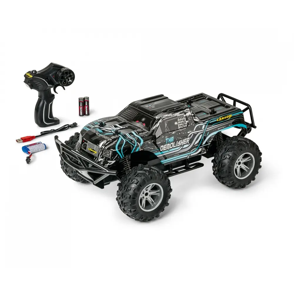 The Demolisher 100% RTR turquoise - Carson 500404286 - 1/10