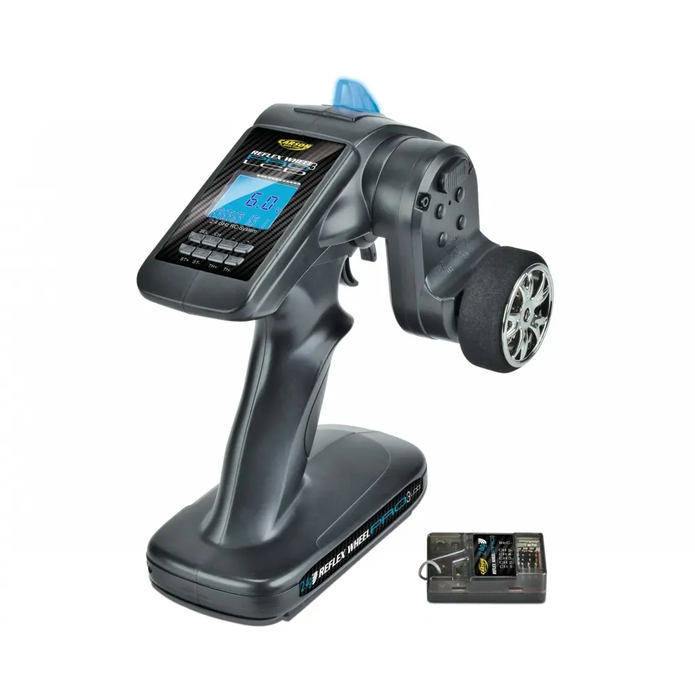 Télécommande FS 3K Reflex Wheel pro 3 LCD 2.4G BEC - Carson 500500055