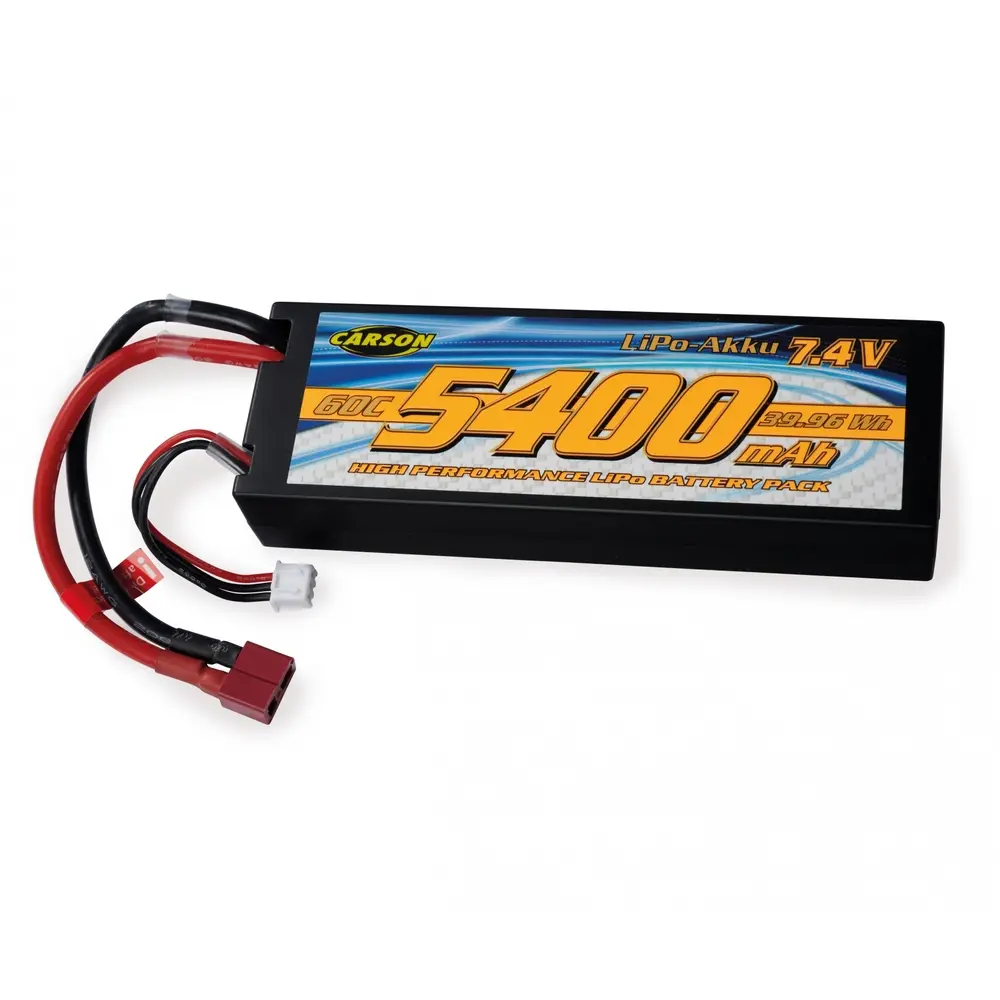 Batterie LiPo 2S 7,4V - Carson 500608234 - 5400 mAh - 60C