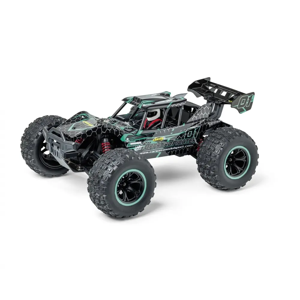 Buggy XS Off-Road Fighter 100% RTR - Turquoise - Carson 500404254 - 1/10