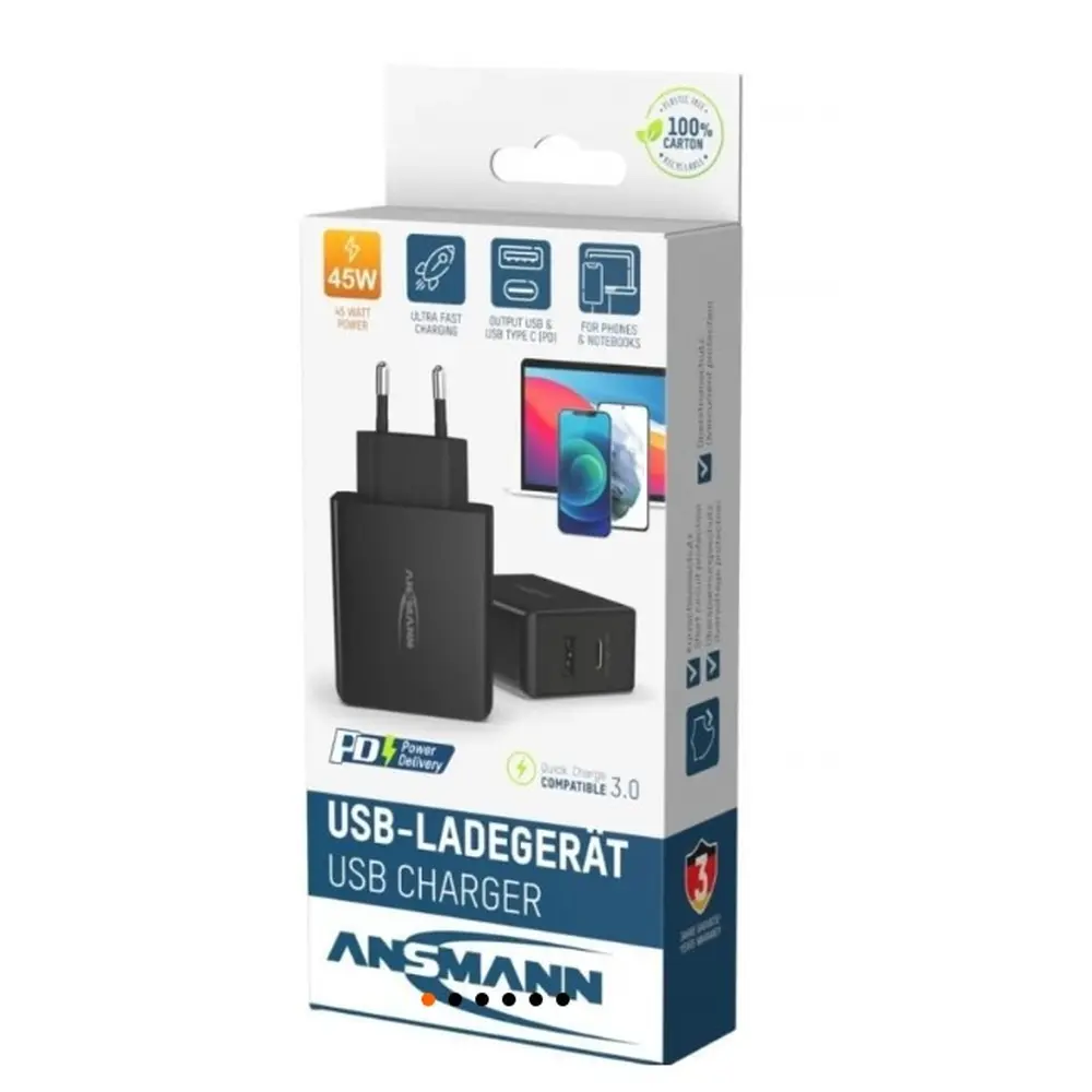 Ansmann USB/USB-C - CARSON 500607019