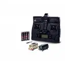 Bus VW T1 Police + ambulance combo 2.4G LCD - Carson 500504152 - HO 1/87