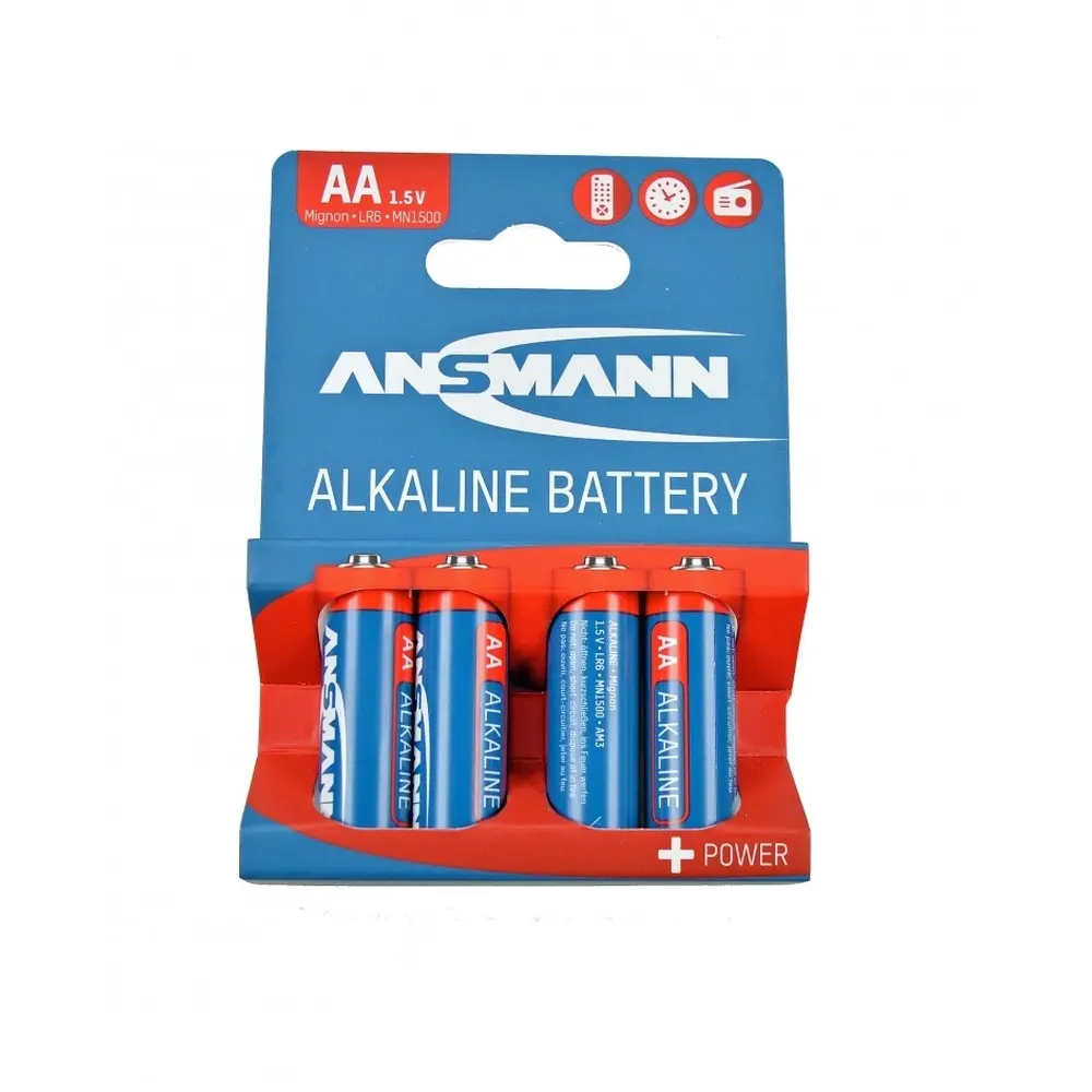 Lot de 4 piles Alkaline - 1,5V Micro LR6/AA - Carson 500609043