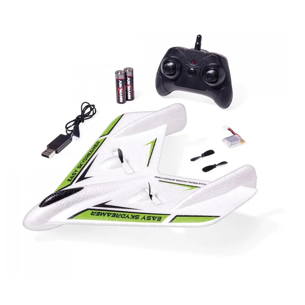 Avion easy skydreamer 2.4GHz 100% RTF vert - Carson 500505035