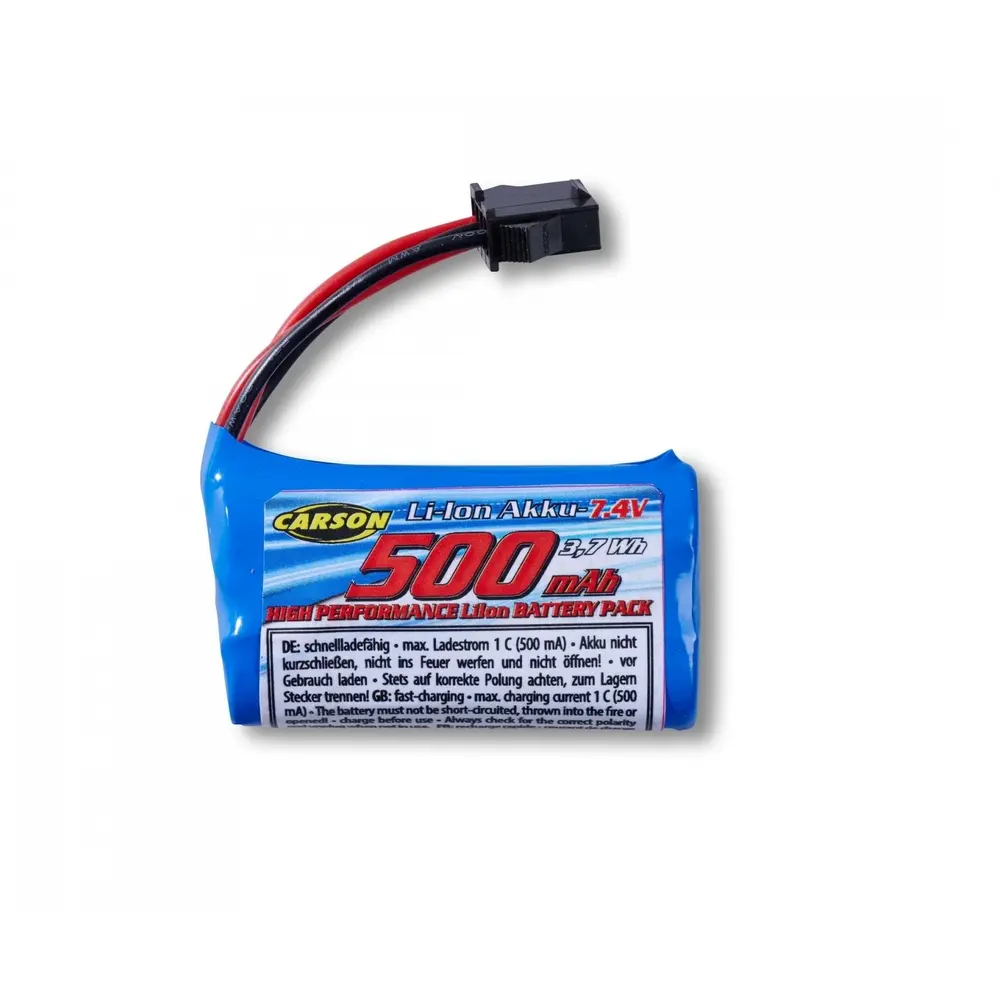 Batterie Li-Ion 7,4V/500mAh JST4 pour démolisseur - Carson 500608278