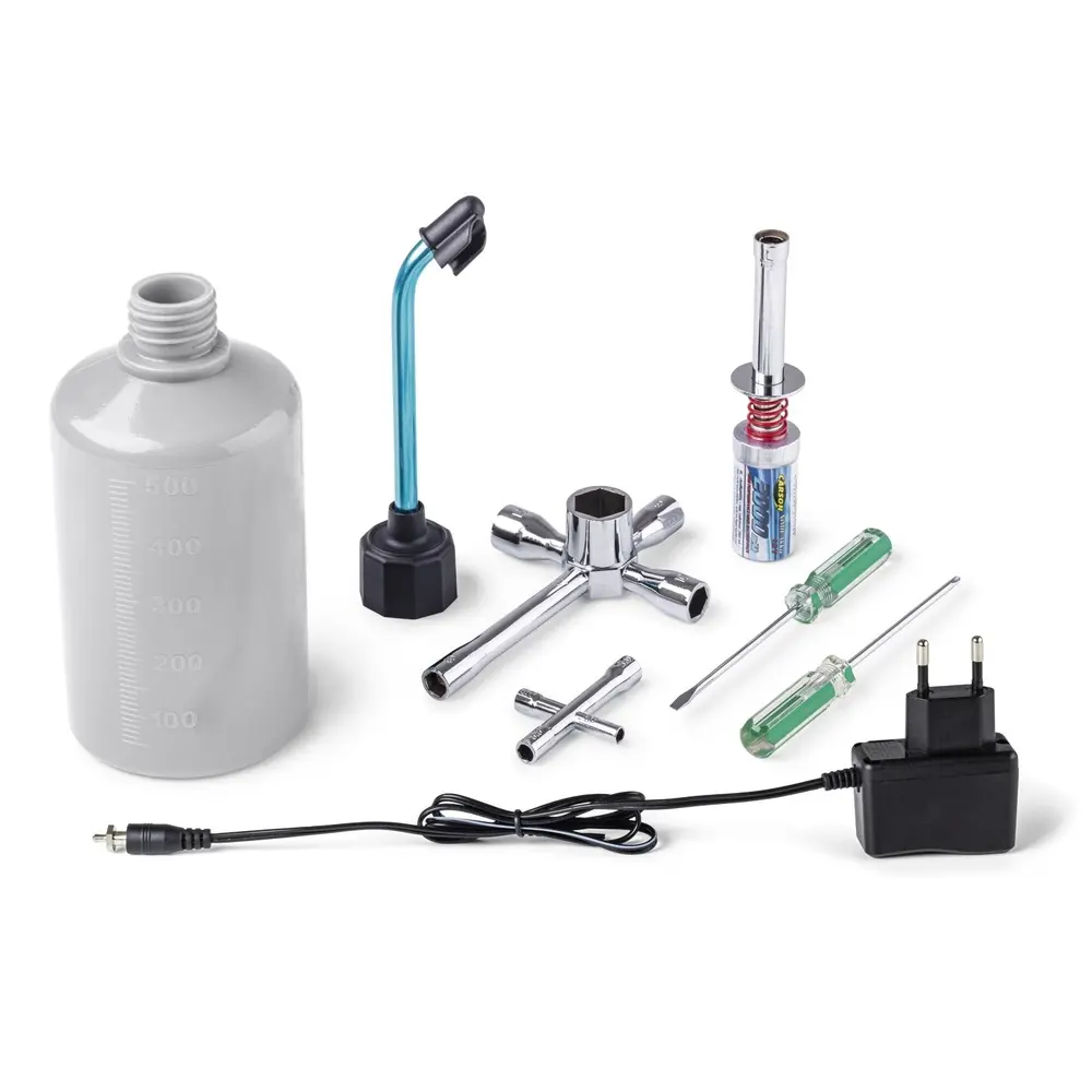 Kit d'entretien pour voiture thermique Nitroset incl. USB charger - Carson 500905128