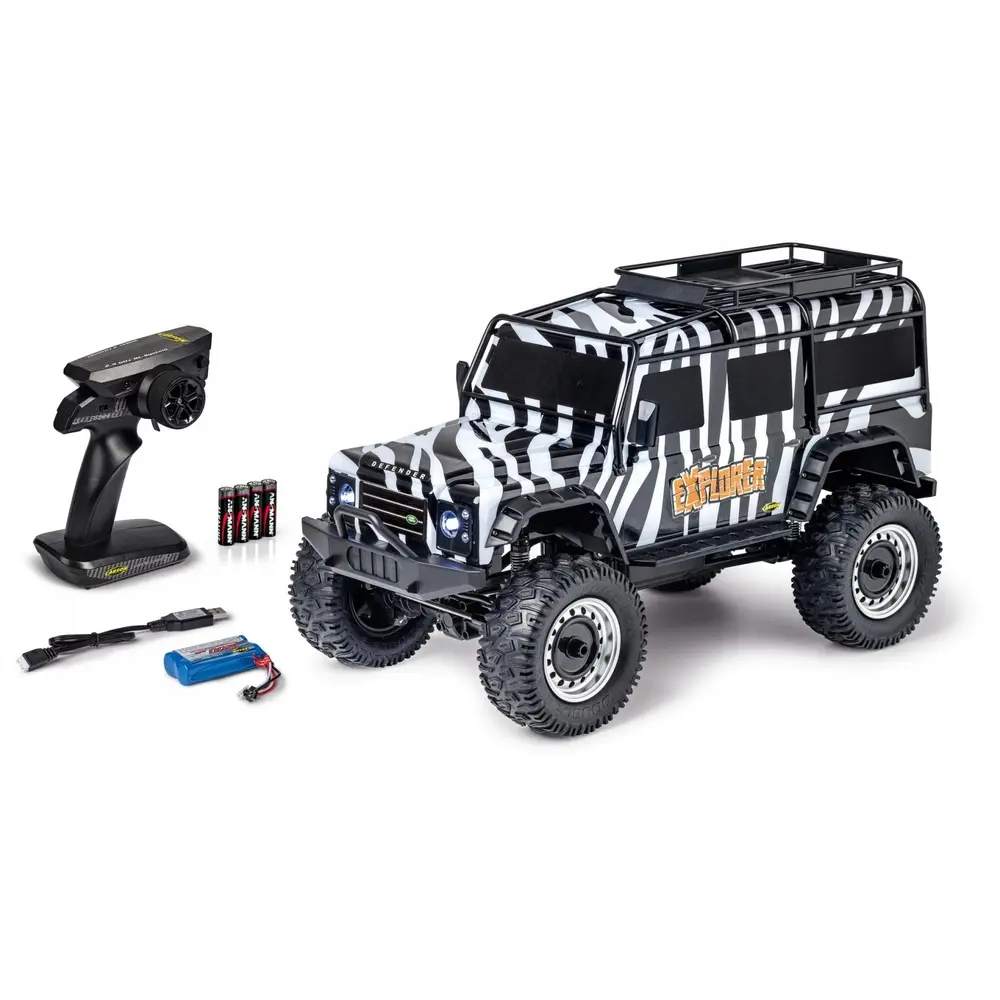 Land Rover Defender 100% RTR Safari - Carson 500404239 - 1/8