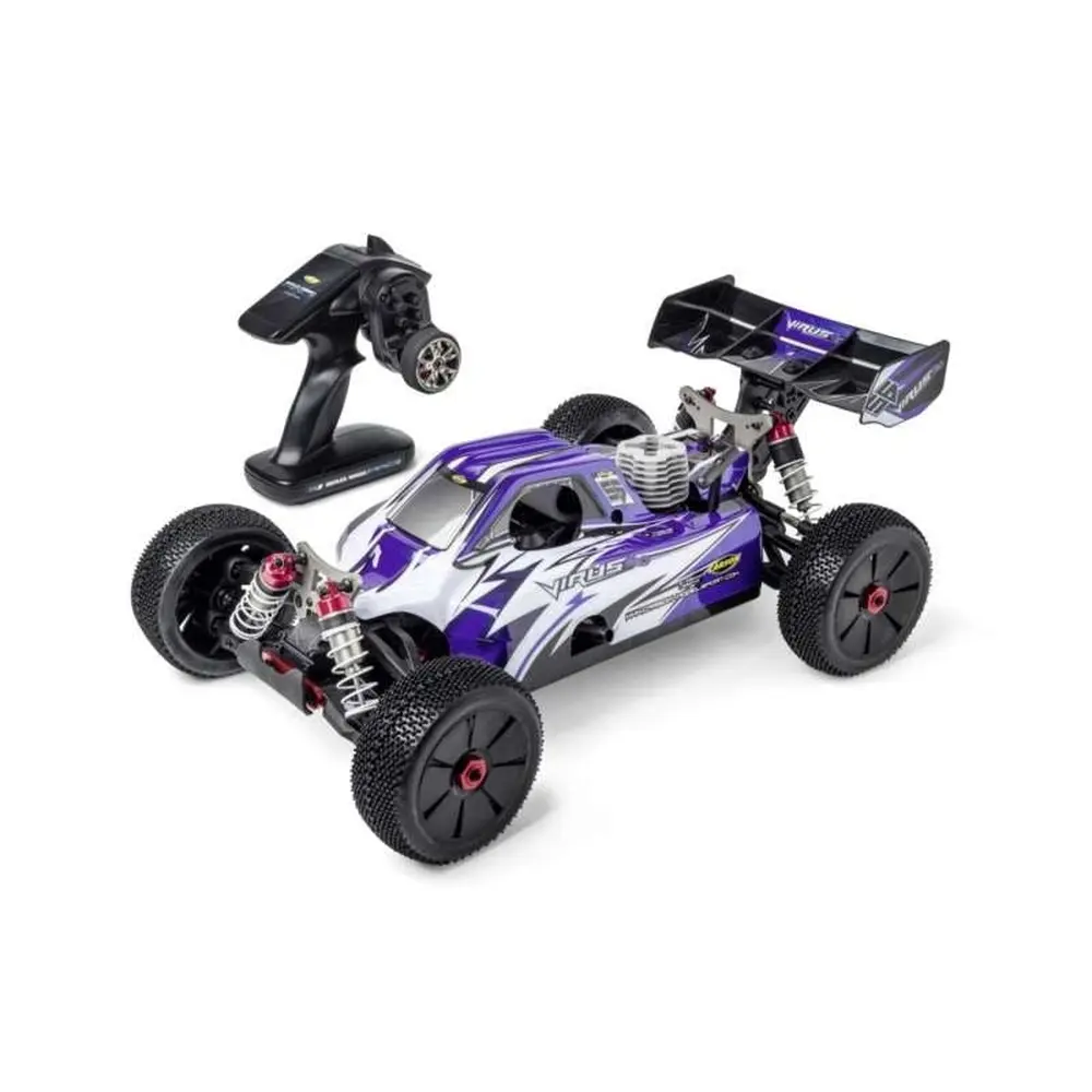 Virus V21 2.4Ghz Nitro Buggy RTR bleu - Carson 500204036 - 1/8