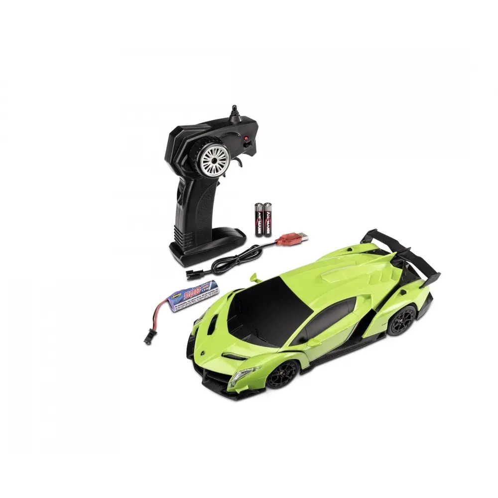 Lamborghini Veneno 2.4G 100% RTR vert - Carson 500404308 - 1/24