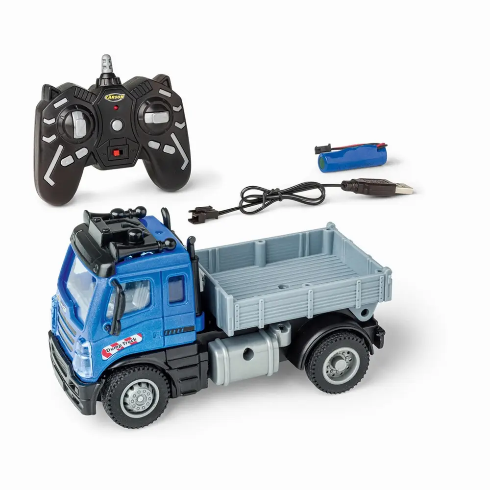Camion-benne Nano City 2,4 GHz - Carson 500907684 - 1/50