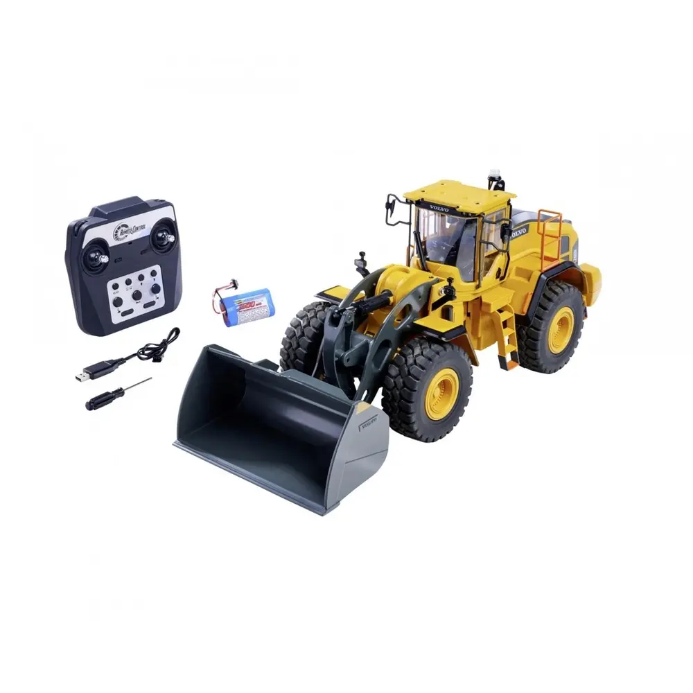 Chargeuse sur pneus Volvo L260H 100% RTR - Carson 500907693 - 1/16