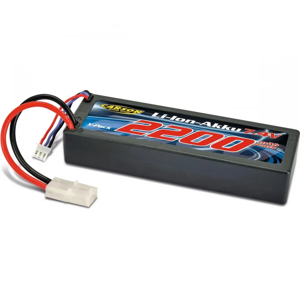 Batterie Li-ION Race HC TAM 7,4 V/2 200 mAh - Carson 500608152