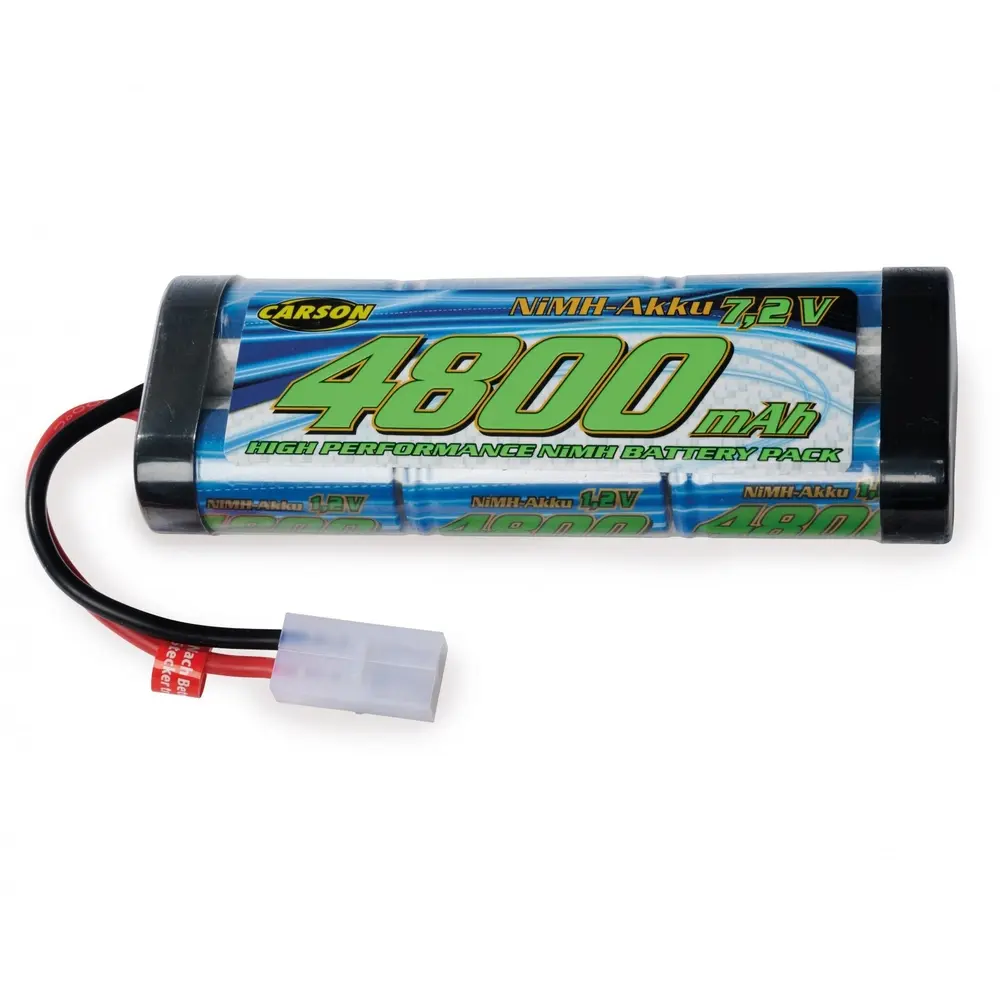 Batterie NiMH 7,2V 4800mAh Race avec connecteur Tamiya - CARSON 500608228