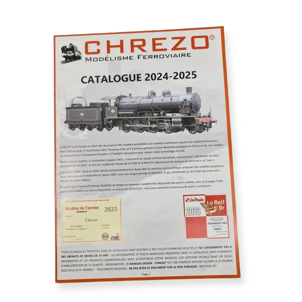 Catalogue CHREZO 2024 - CHREZO Catalogue 2024 - Produits à l'échelle O 1/43