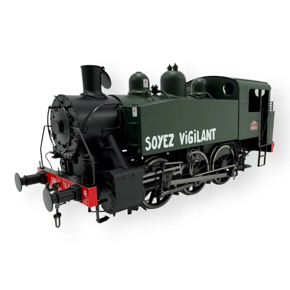 Locomotive à vapeur 030 TU 4 Est - Chrezo 030-05 - 0 1/43 - SNCF - Analogique - EP. III