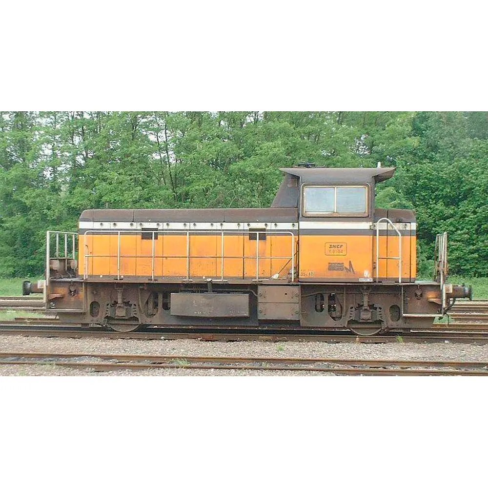 Locotracteur diesel Y 8184, livrée Arzens d'origine, Strasbourg, Chamois - Chrezo 80-01 - 0 1/43 - SNCF - Ep IV - Analogique - 2R