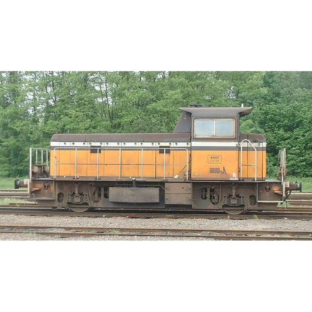 Locotracteur diesel Y 8184, livrée Arzens d'origine, Strasbourg, Chamois - Chrezo 80-01DS - 0 1/43 - SNCF - Ep IV - Digital sound - 2R