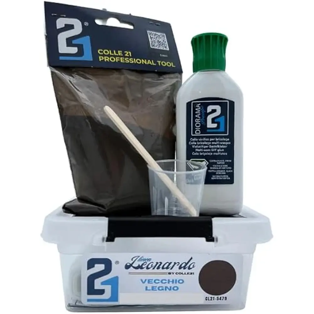 Terre à décor LINEA LEONARDO - Colle21 - "Vecchio Legno"