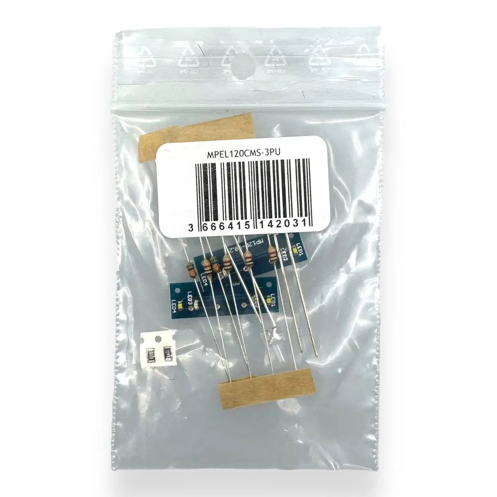 Kit éclairage LED - Distrimodel 120CMS-3PU - pour locomotive A1A68000 / 68500 ROCO