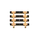 2 Raccords de module simple - Distrimodel RMSV-HO-PECO-2 - HO 1/87ème