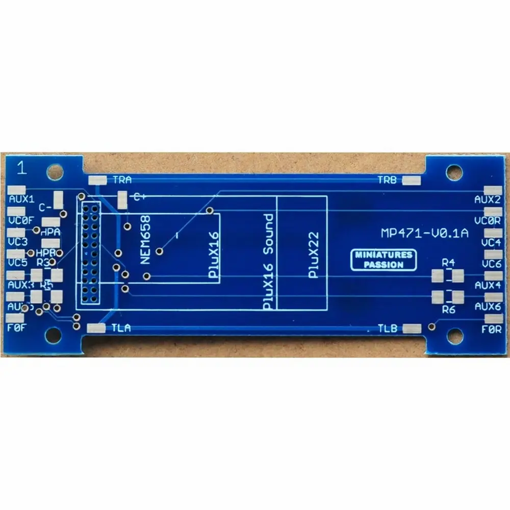 Platine de digitalisation NEM 658 PluX 22 - Pour BB Jacquemin Roco - Distrimodel MPPE471-22 - HO 1/87