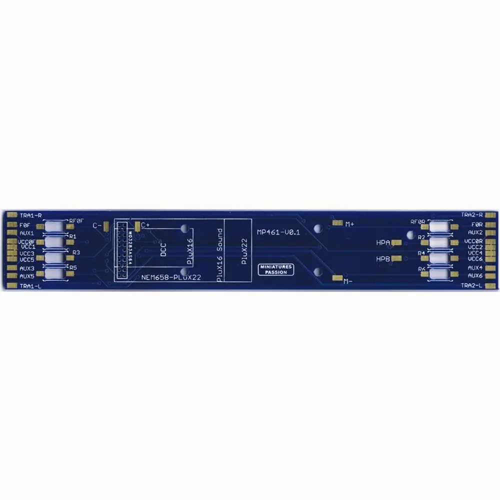 Platine de digitalisation NEM 658 Plux 22 - Pour BB67000 67200 67300 67400 Hornby Jouef - Distrimodel MPPE461-22 - HO 1/87
