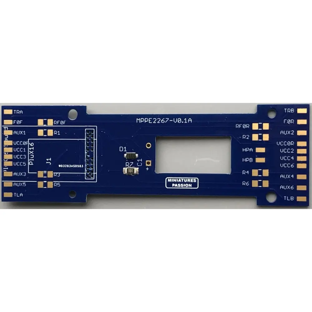 Platine de digitalisation NEM 658 PluX 22 - Distrimodel MPPE2267 - Pour Locomotive Nez Cassé 4400kW Roco