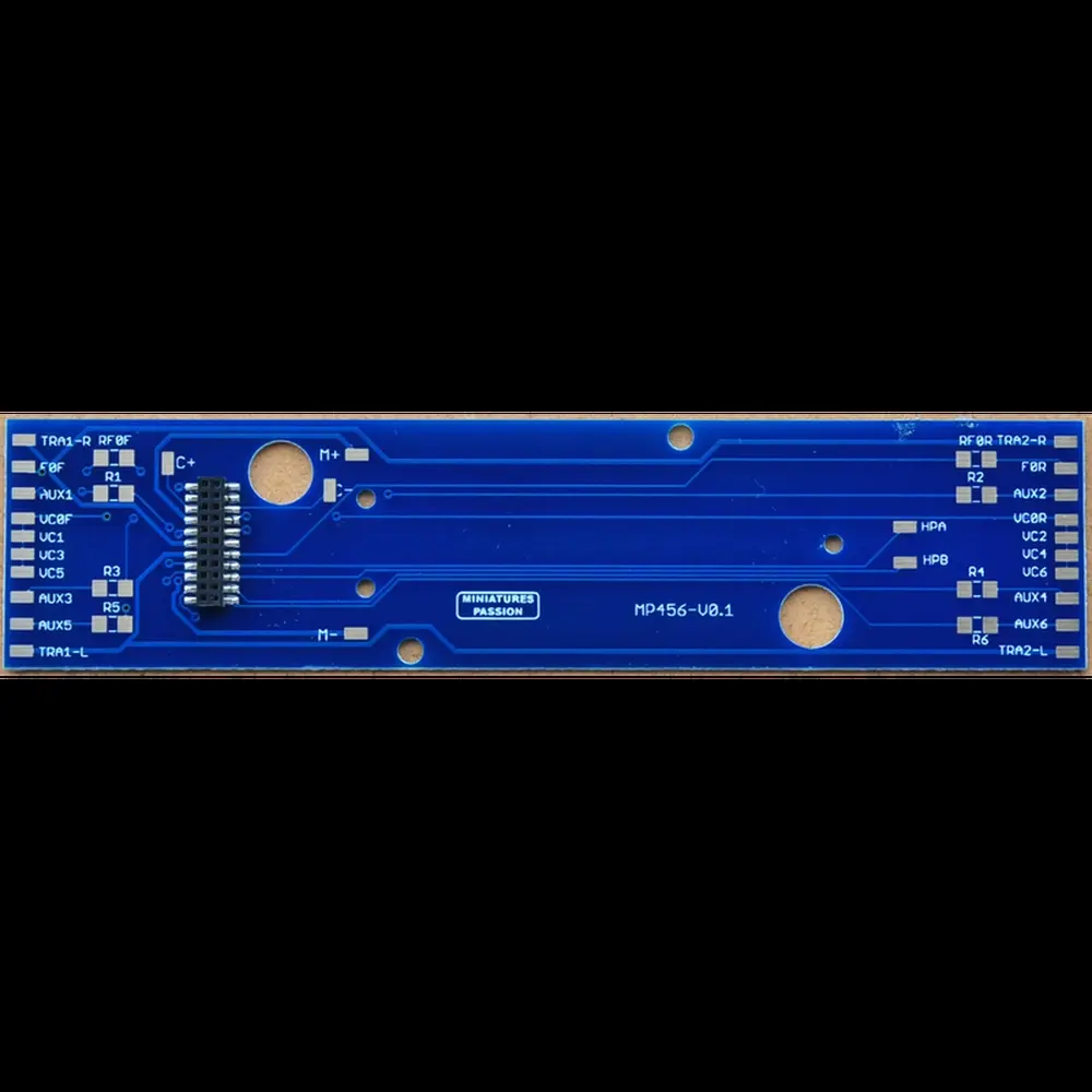 Platine de digitalisation NEM 658 PLuX 22 - Distrimodel MPPE456-22 - Pour Sybic châssis bi-bloc Jouef